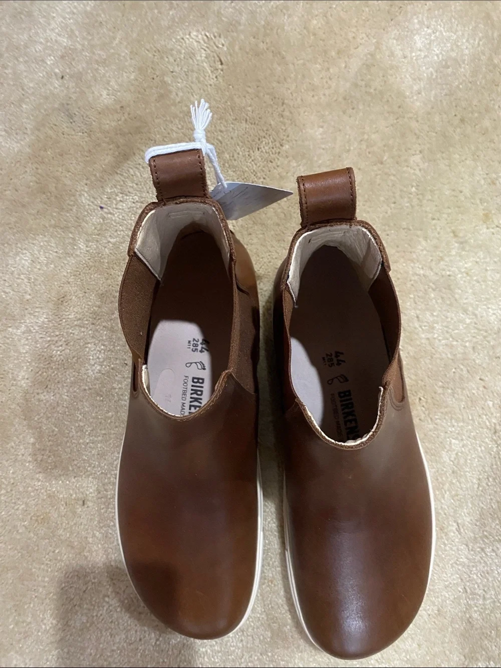 Birkenstock Men's Chestnut Brown Leather Chukka Boots